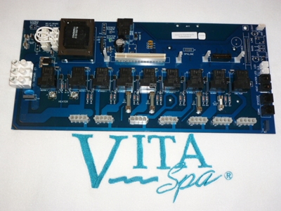 454005-D, Vita Spa ICS Relay Circuit Board: This set up is for a 220 Volt System: You could use part# 454005-DS (same board and same layout) as an alternative option if this part is out of stock: SAME PRICE: (Electronic part that is not returnable) Vita Spa ICS Spa Pack, 454005D, 0454005D, Consumer Engineering Inc 0454005D, Maax Spas 30454005D, Vita Spa, relay board, Circuit Board, PCB D 08 Relay No Stereo Domestic, D 2008, 454005 D, 30454005 D, 454002 D, 454005 V05D